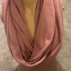 George Soft Rose Pink  a mauve shade Infinity Scarf 100% Acrylic